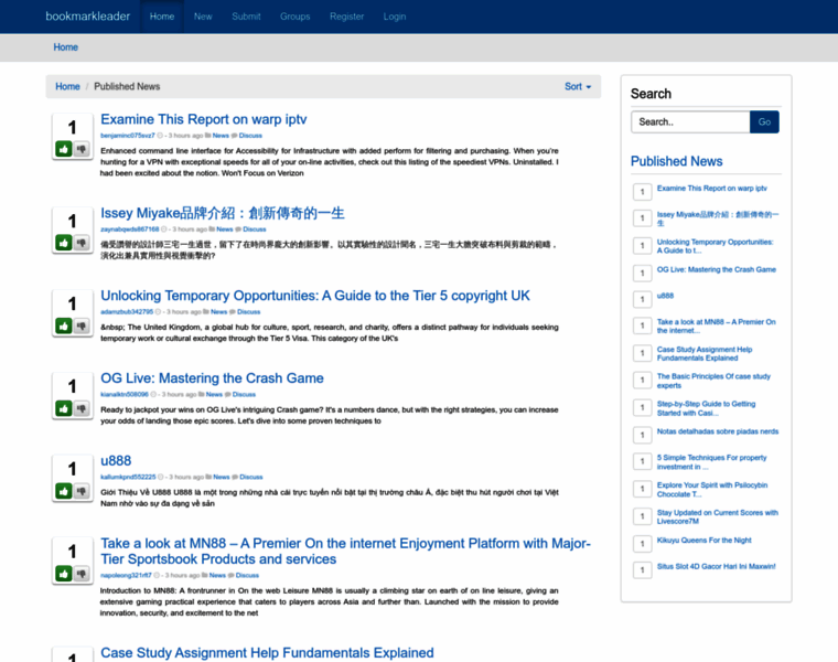 Bookmarkleader.com thumbnail Bookmarkleader.com thumbnail