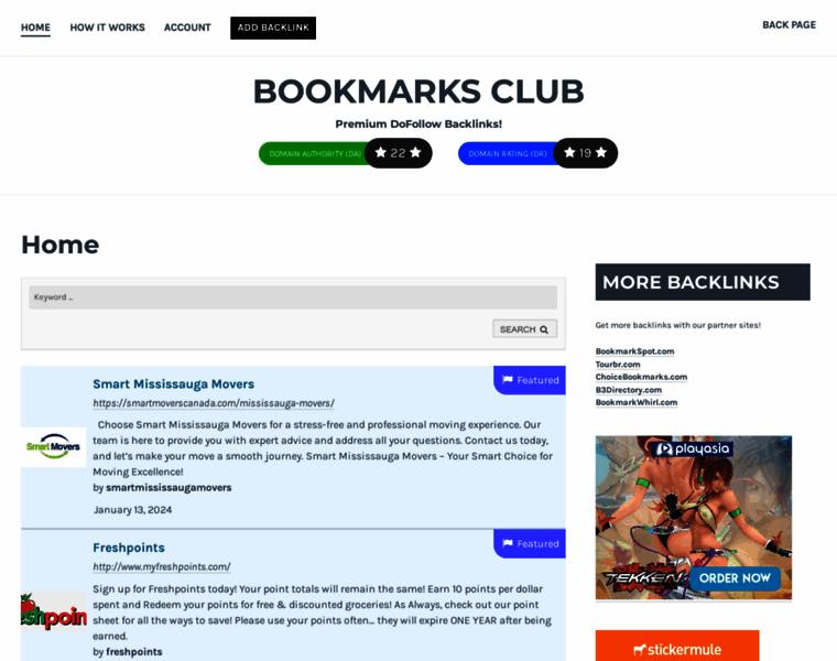 Bookmarksclub.com thumbnail