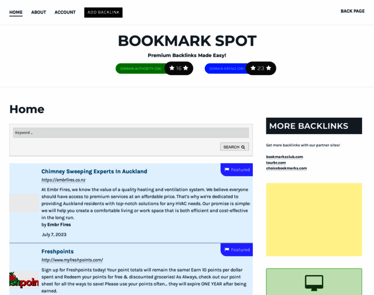Bookmarkspot.com thumbnail
