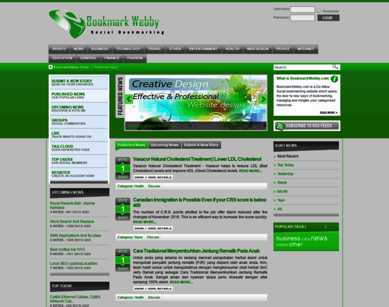Bookmarkwebby.com thumbnail