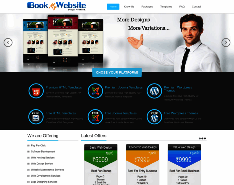 Bookmywebsite.in thumbnail