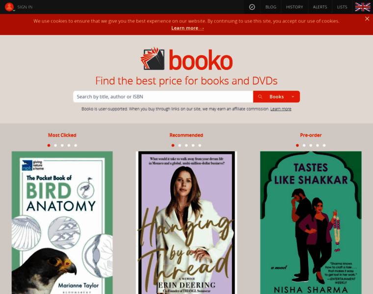 Booko.co.uk thumbnail
