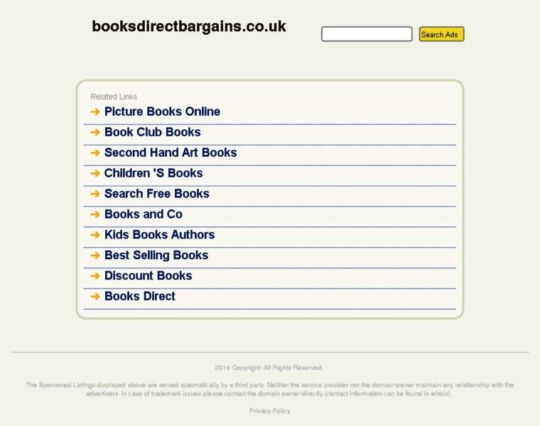 Booksdirectbargains.co.uk thumbnail