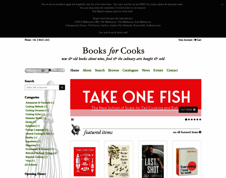 Booksforcooks.com.au thumbnail