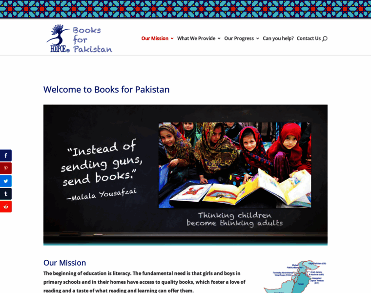 Booksforpakistan.org thumbnail