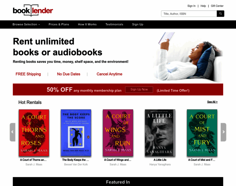 Booksfree.com thumbnail