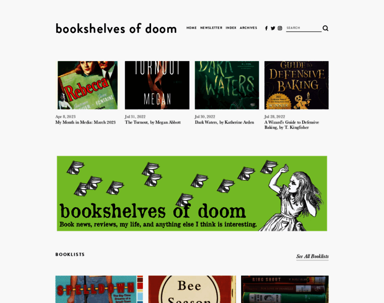 Bookshelvesofdoom.org thumbnail