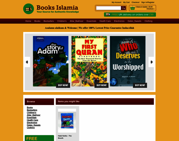 Booksislamia.com thumbnail