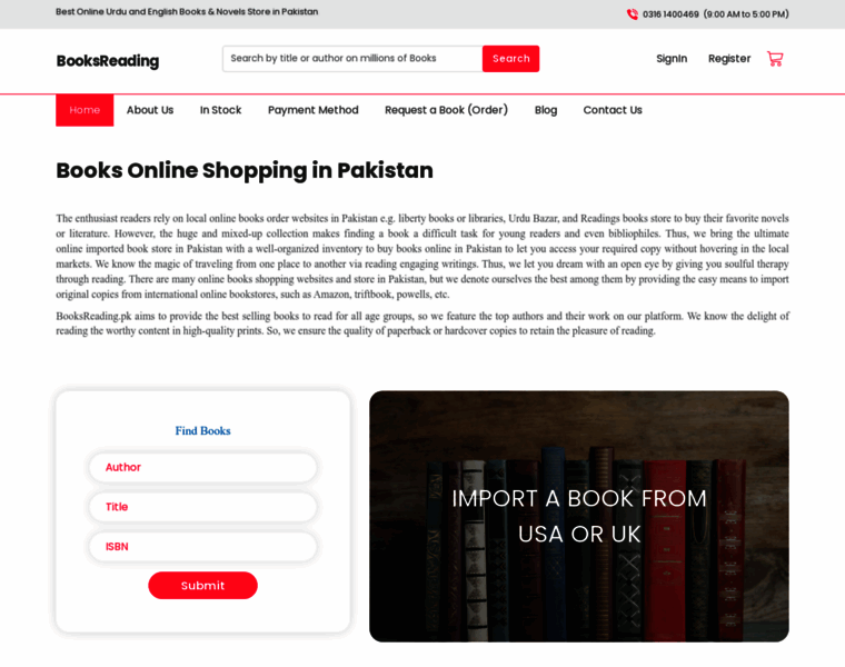 Booksreading.pk thumbnail