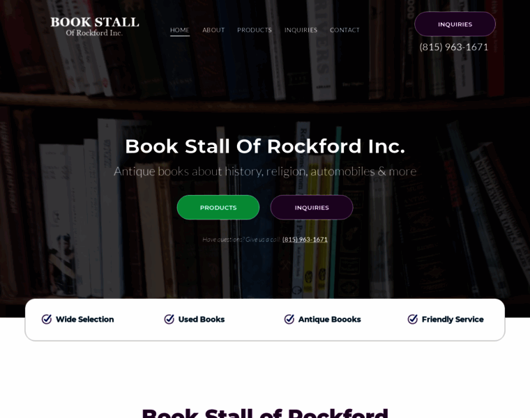 Bookstallrockford.com thumbnail
