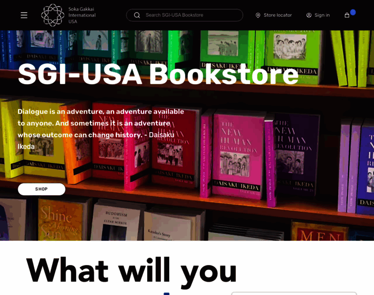 Bookstore.sgi-usa.org thumbnail
