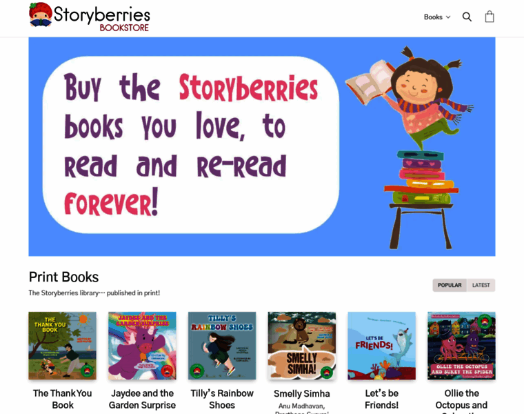 Bookstore.storyberries.com thumbnail