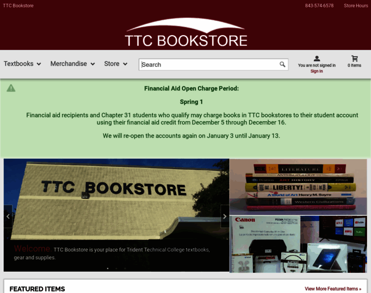 Bookstore.tridenttech.edu thumbnail