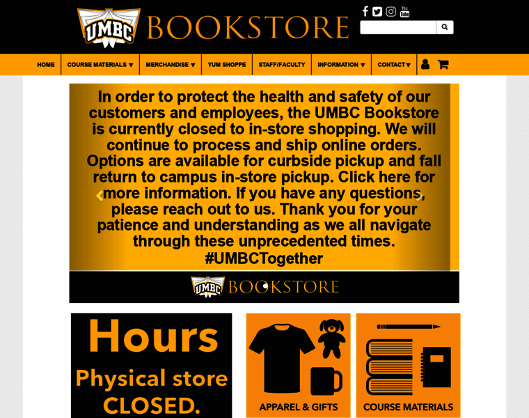 Bookstore.umbc.edu thumbnail