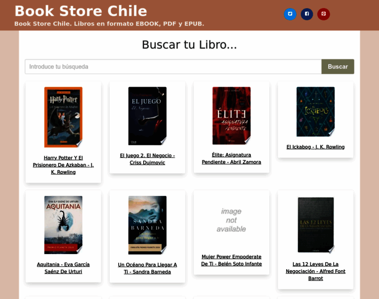 Bookstorechile.cl thumbnail