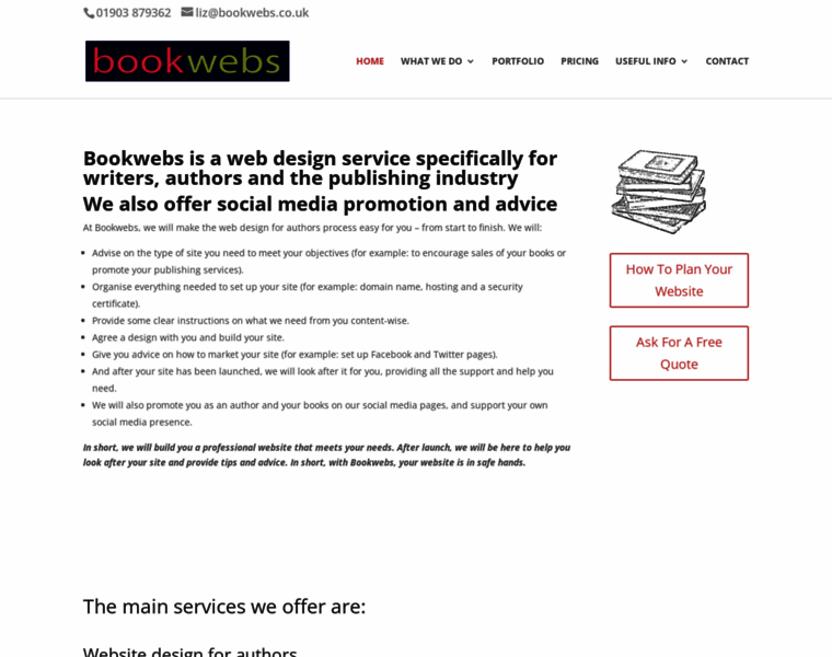 Bookwebs.co.uk thumbnail