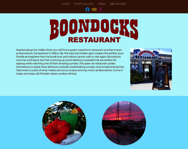 Boondocks-restaurant.com thumbnail