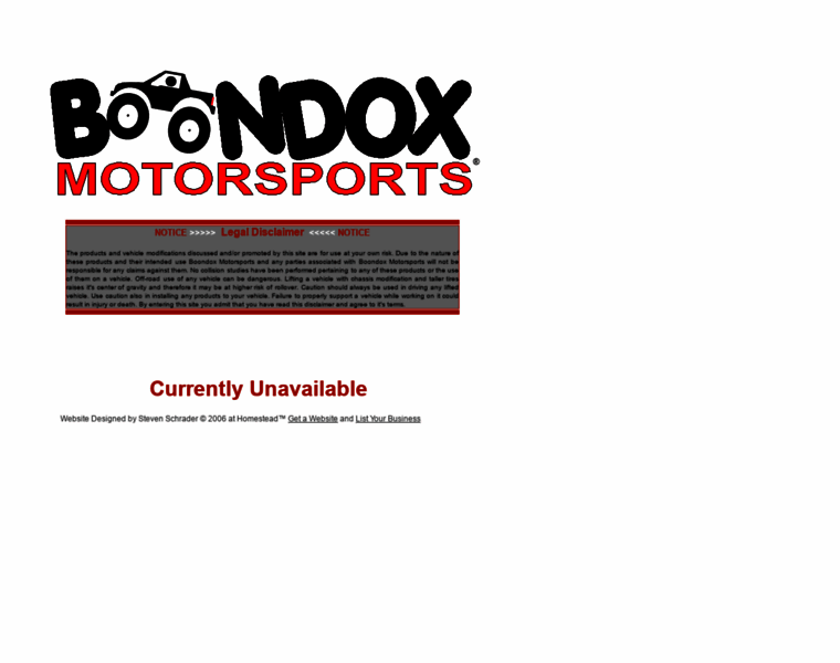 Boondoxmotorsports.com thumbnail