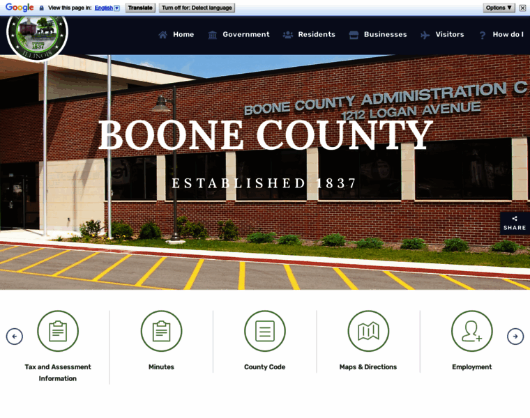 Boonecountyil.gov thumbnail