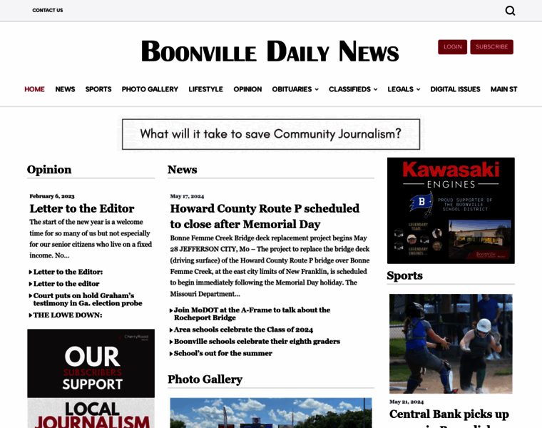 Boonvilledailynews.com thumbnail