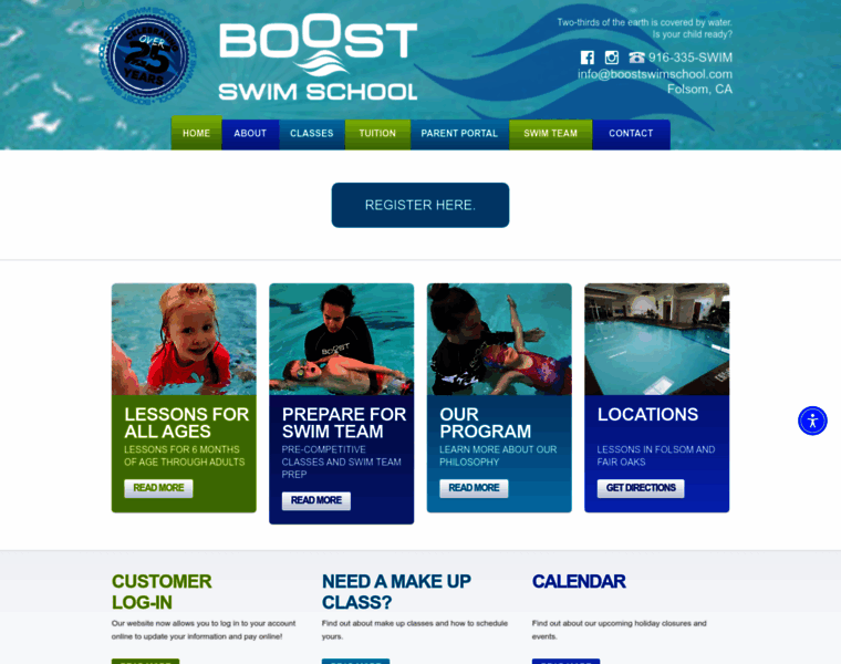 Boostswimschool.com thumbnail