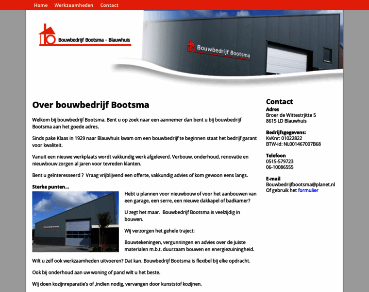 Bootsmablauwhuis.nl thumbnail