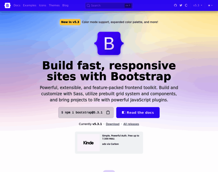 Bootstrap-jquery.com thumbnail