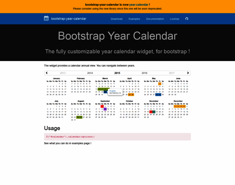 Bootstrap-year-calendar.com thumbnail