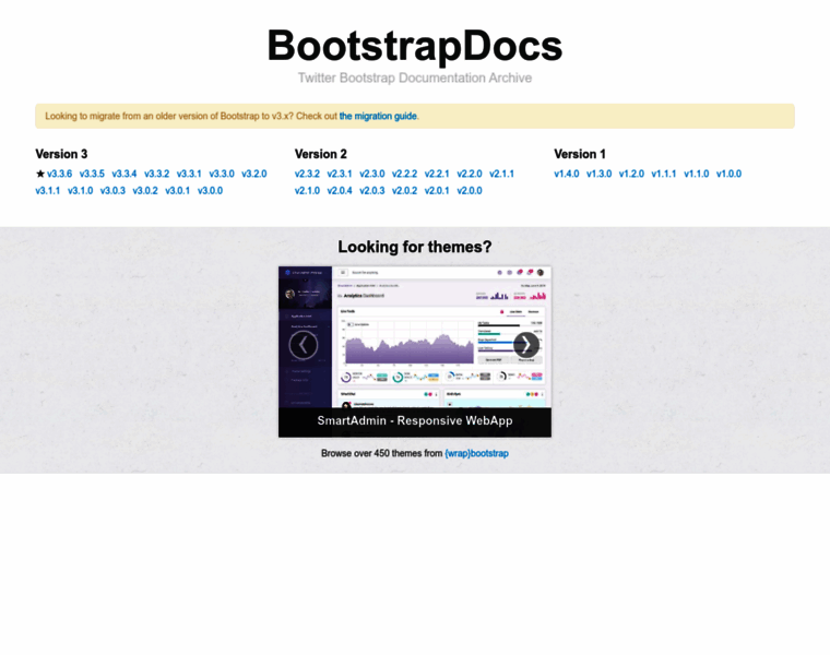 Bootstrapdocs.com thumbnail