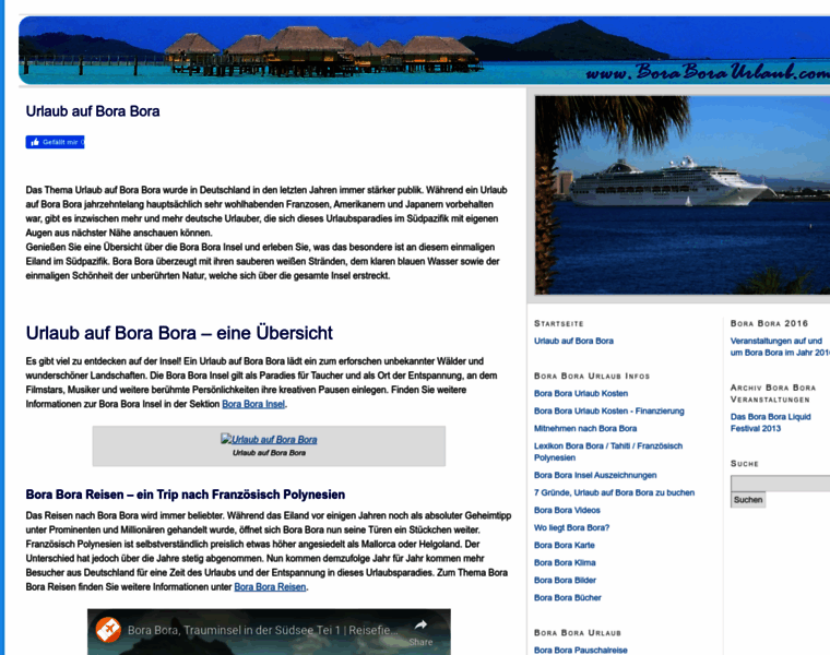 Boraboraurlaub.com thumbnail