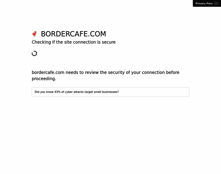 Bordercafe.com thumbnail