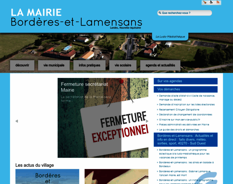 Borderes-et-lamensans.fr thumbnail