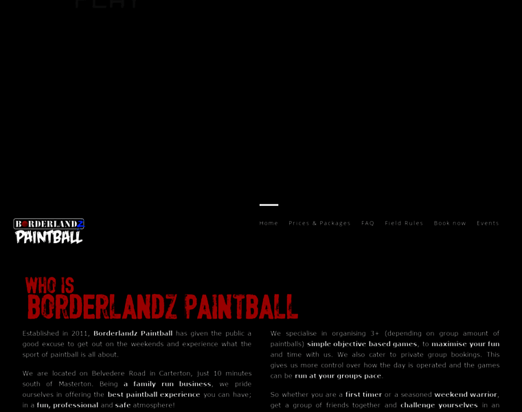 Borderlandzpaintball.co.nz thumbnail