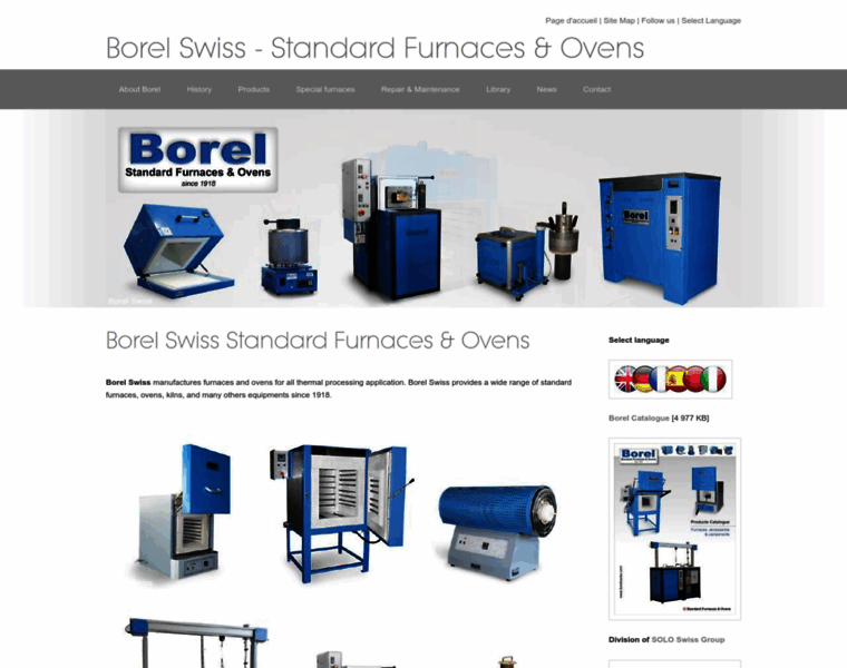 Borel-furnaces.com thumbnail