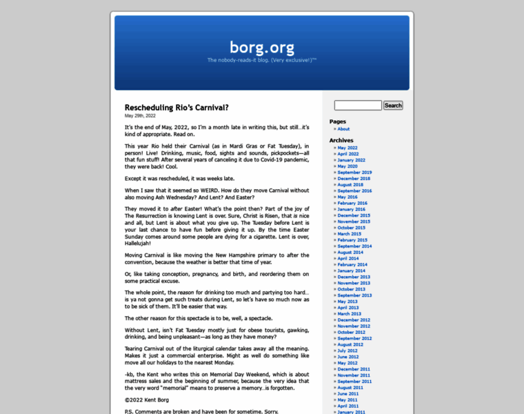 Borg.org thumbnail