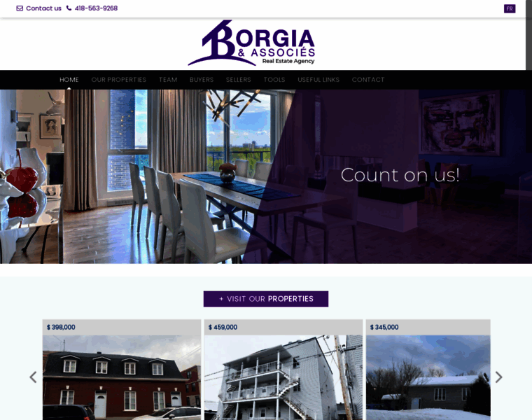 Borgia-immobilier.com thumbnail