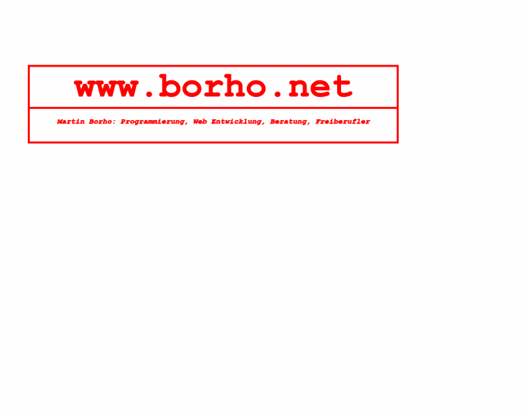 Borho.net thumbnail