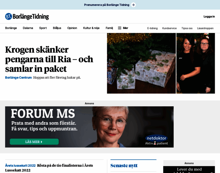 Borlangetidning.se thumbnail