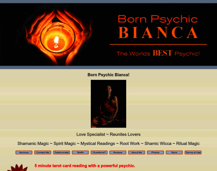 Born-psychic.com thumbnail