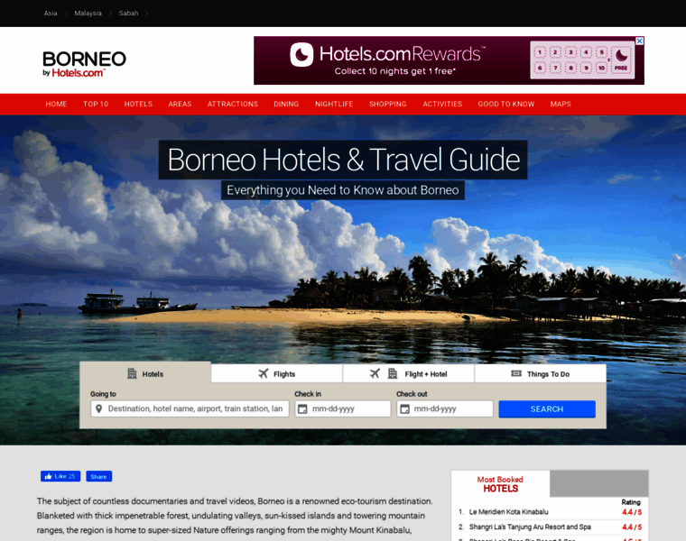 Borneo-hotels.com thumbnail