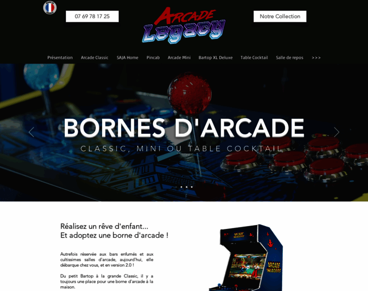 Bornes-arcade-legacy.fr thumbnail