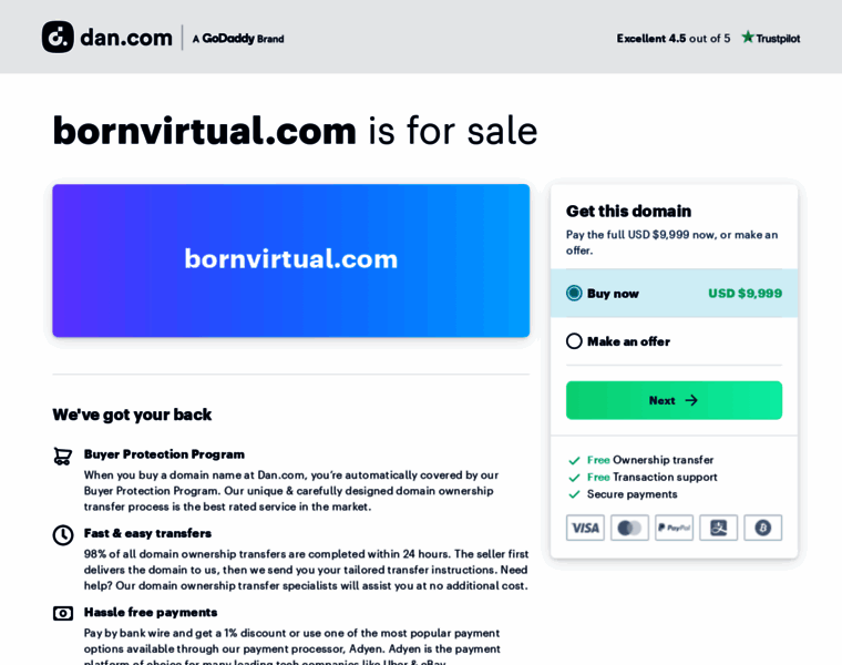 Bornvirtual.com thumbnail