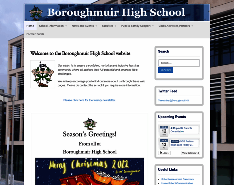 Boroughmuirhighschool.org thumbnail
