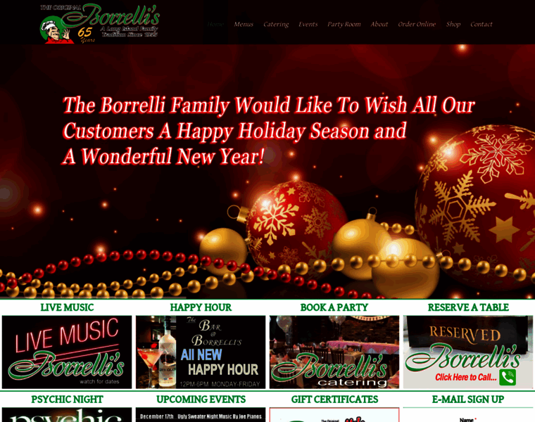 Borrellisrestaurant.com thumbnail