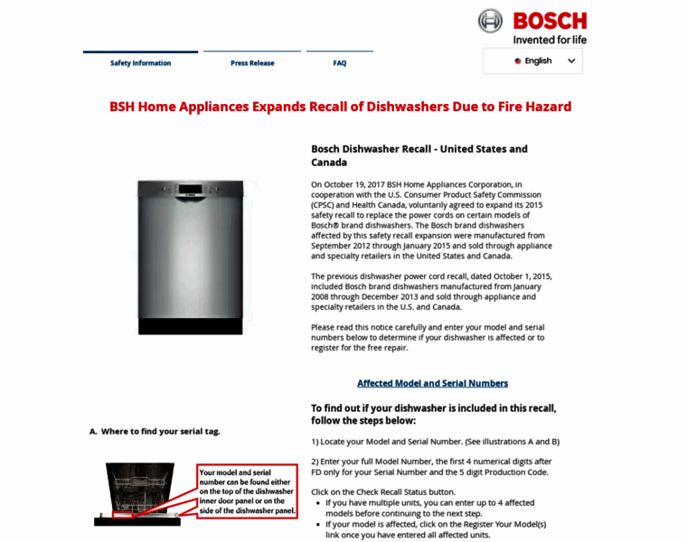 Boschdishpowercord.com thumbnail