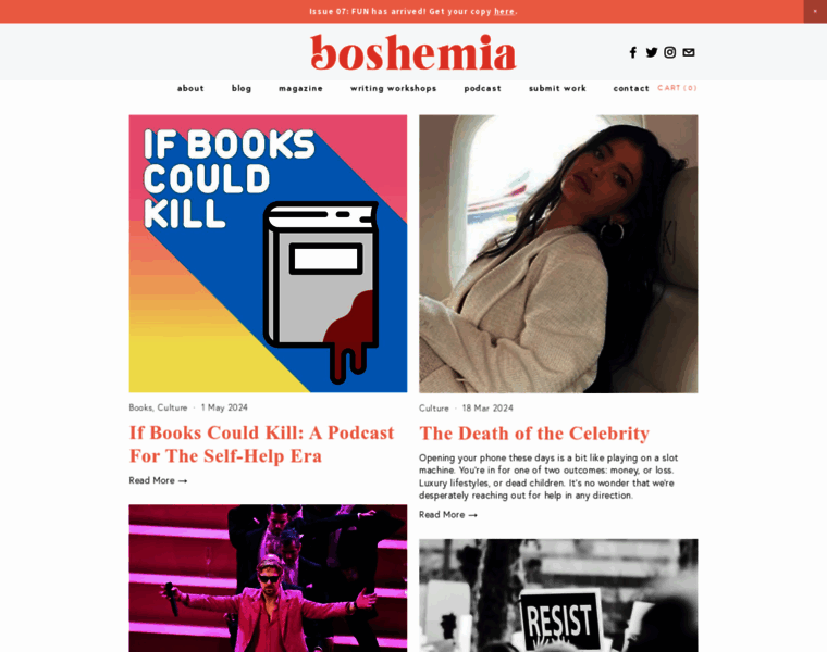 Boshemiamagazine.com thumbnail