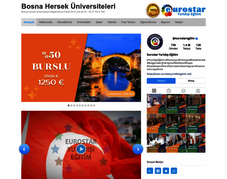Bosnahersekuniversitesi.com thumbnail