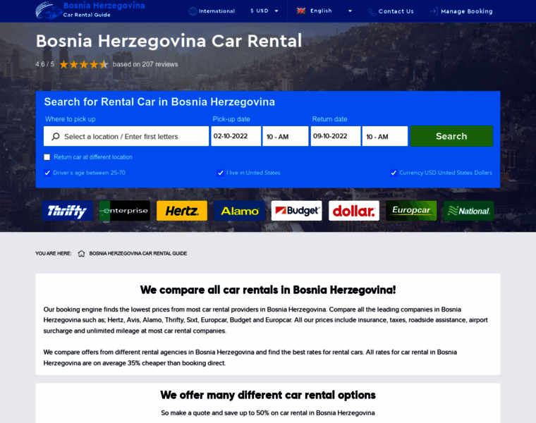 Bosnia-herzegovinacar.com thumbnail