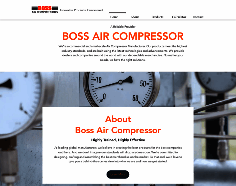 Bosscompressor.com thumbnail