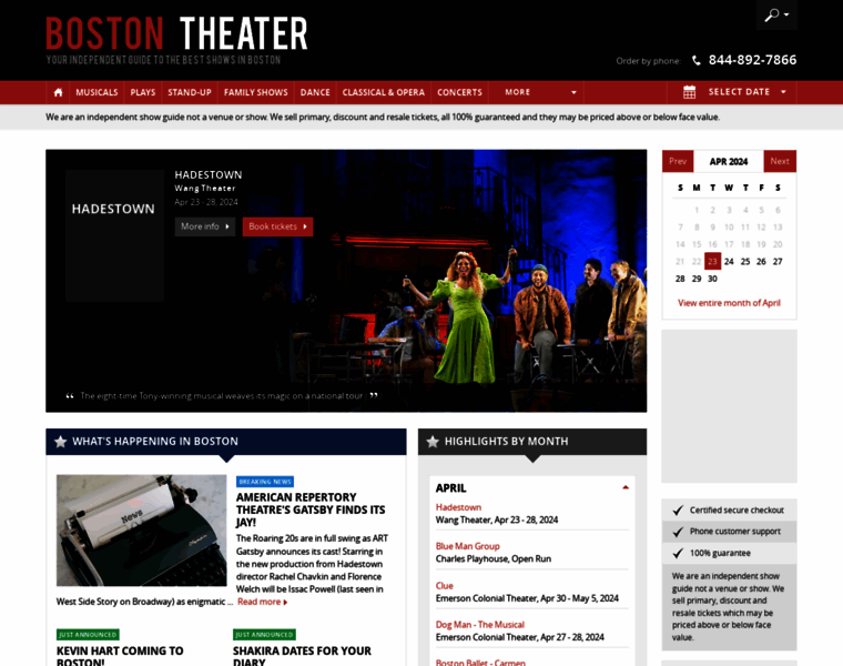 Boston-theater.com thumbnail